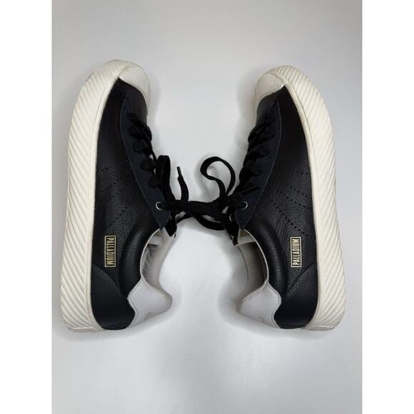 Palladium Pallaphoenix Flame L Sneaker Womens 9 Black Leather Low Lace Up Unisex - Picture 6 of 12